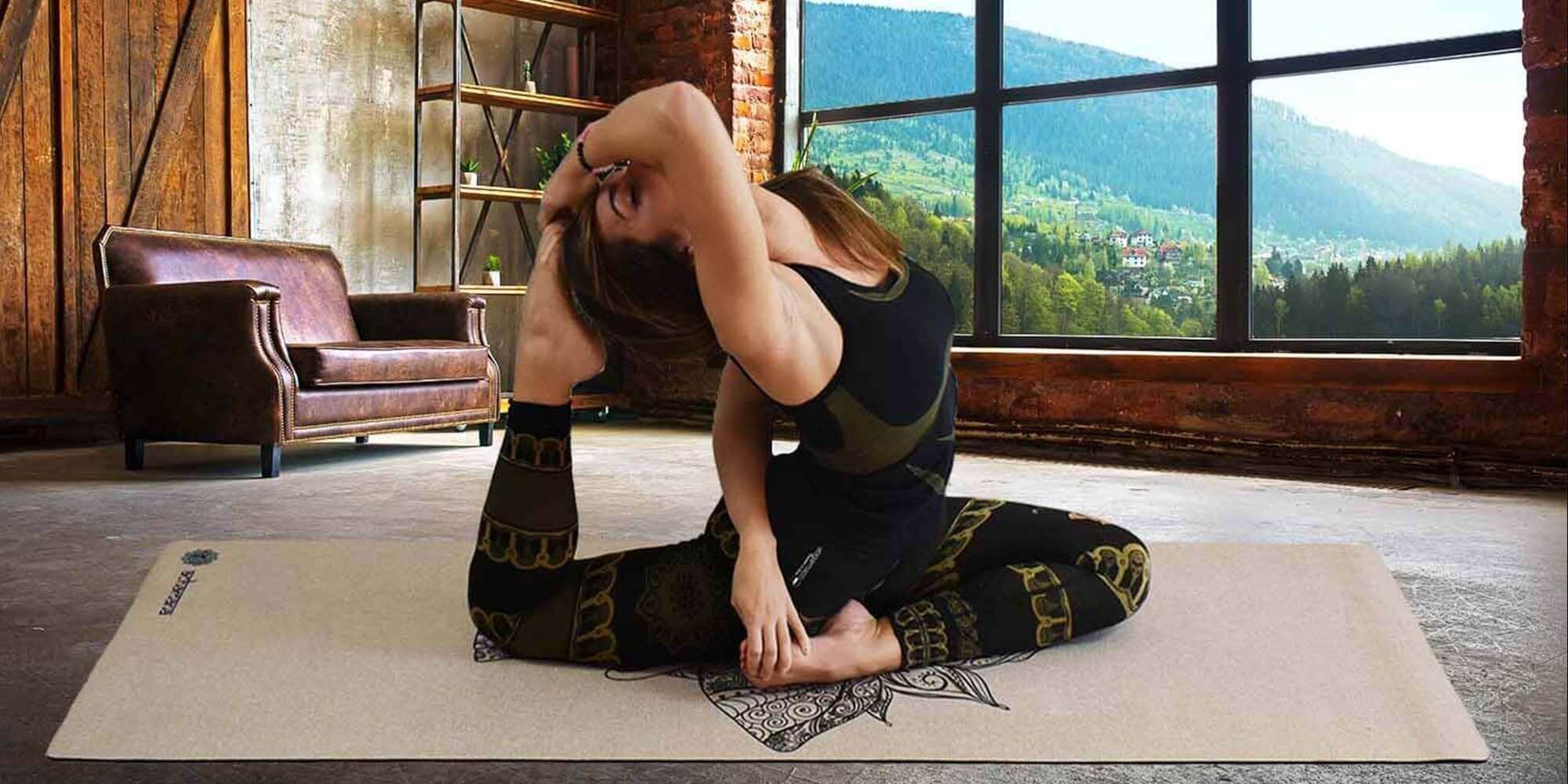 Choisir un tapis de yoga écologique et naturel en chanvre et gomme de caoutchouc