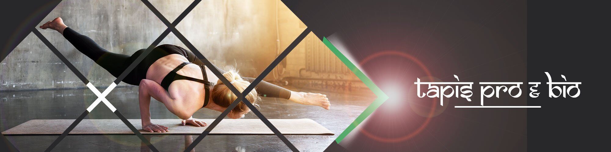 Tapis de yoga écologique antidérapant