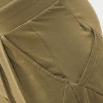 Pantalon yoga Homme Bio pour la pratique et la détente - vert Olive - certifié GOTS - Vignette | Achamana