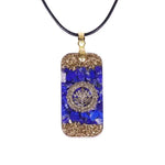 Pendentif orgonite Sriyantra Lapis-lazuli - Vignette | Achamana