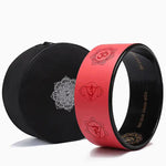 Öko-PU-Oberfläche Yogarad - 7 Chakren + Mandala-Tasche - Vignette | Achamana