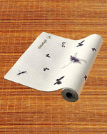 Tapis yoga écologique caoutchouc et chanvre - Rose de mandala - Vignette | Achamana