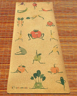 Tapis de yoga enfants surface liège - Yogis fruits et légumes - Vignette | Achamana