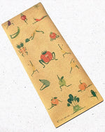 Tapis de yoga enfants surface liège - Yogis fruits et légumes - Vignette | Achamana