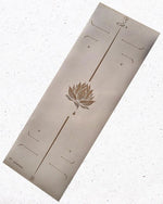 Tapis de yoga TPE - PU practice lotus crème 6mm - Vignette | Achamana