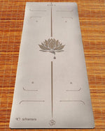 Tapis de yoga TPE - PU practice lotus crème 6mm - Vignette | Achamana