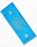 Tapis de yoga épais 6mm - Conception 3 plis - Namasté turquoise - Vignette | Achamana