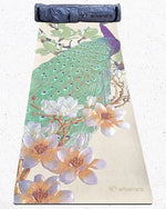 Tapis de yoga épais 6mm nouvelle génération conception 3 plis - Parure de paon - Vignette | Achamana