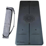 Tappetino yoga Pro - lattice e similpelle - Spessore 5 mm - Mandala Om - Vignette | Achamana