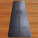 Tappetino yoga Pro - lattice e similpelle - Spessore 5 mm - Mandala Om - Vignette | Achamana