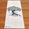 Tapis pour yin yoga en caoutchouc naturel et chanvre - design arbre de vie | Achamana