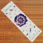 Tapis yoga écologique caoutchouc et chanvre - Rose de mandala - Vignette | Achamana