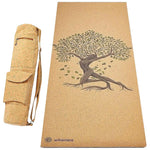 Tree of Life cork and natural rubber yoga mat - Limited edition - Vignette | Achamana