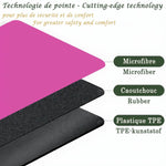 Tapis de yoga et Pilates 3 plis 6 mm Rose floral - Vignette | Achamana