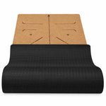Tapis de yoga débutant liège 6 mm 3 plis - Practice - Vignette | Achamana