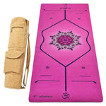 Tapis de yoga et Pilates 3 plis 6 mm Rose floral - Vignette | Achamana