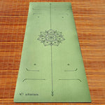Tapis de yoga ultra antidérapant 6mm practice mandala 7 chakras vert - Vignette | Achamana