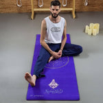 Tapis de yoga indigo antidérapant épaisseur 6mm Namasté - Vignette | Achamana