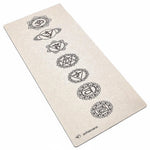 Tapis de yoga écologique chanvre & latex - 7 chakras - 4,5mm - Vignette | Achamana