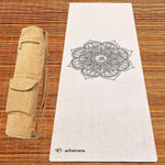 Tapis de yoga chanvre - Mandala - 4,5mm x 61 x 1830 - Vignette | Achamana