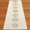 Tapis yoga doux, Yin yoga - design 7 chakras or | Boutique yoga en ligne Achamana