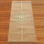 Tapis de yoga en liège Lokah Samastah Sukhino bhavantu - Vignette | Achamana