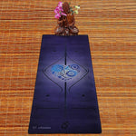 Indigo Yoga Mat - Positioning Lines - 6mm - Vignette | Achamana