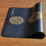 Tapis de yoga pro écologique similicuir 7 chakras Or - Vignette | Achamana