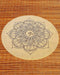 Tapis de yoga et méditation en liège antidérapant mandala | Achamana