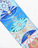 Tapis de yoga antidérapant épais 6 mm tri-plis surface microfibre 7 chakras artistiques - Vignette | Achamana