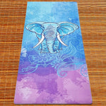 Tapis de yoga antidérapant 5mm -Postures confort - Eléphant - Vignette | Achamana