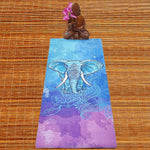 Tapis de yoga antidérapant 5mm -Postures confort - Eléphant - Vignette | Achamana