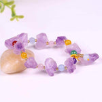 Farandole-Armband aus Amethyst-Kieseln - Vignette | Achamana