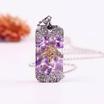 Amethyst-Orgonit-Anhänger - Baum des Lebens - Vignette | Achamana