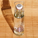 Yogaflasche aus Glas - Lotusblume - 0,6 L - Vignette | Achamana