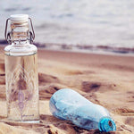 Yogaflasche aus Glas - Lotusblume - 0,6 L - Vignette | Achamana