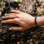 Chrysokoll-Stein-Armband - 8 oder 12 mm AA-Perlen - Vignette | Achamana