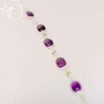 Armband aus Silbercabochon und Halbedelsteinen - Vignette | Achamana