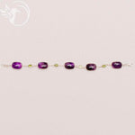 Armband aus Silbercabochon und Halbedelsteinen - Vignette | Achamana