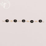 Armband aus Silbercabochon und Halbedelsteinen - Vignette | Achamana