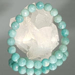 Amazonit-Steinarmband - facettierte AAA-Perlen 8,5 mm - Vignette | Achamana