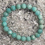 Amazonit-Steinarmband - facettierte AAA-Perlen 8,5 mm - Vignette | Achamana