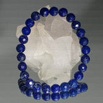 Lapislazuli-Stein-Armband – facettierte 8 mm AA-Perlen - Vignette | Achamana