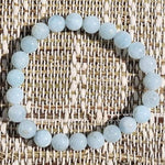 8 mm AA-Perlen-Aquamarin-Armband - Vignette | Achamana