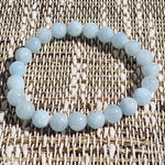 8 mm AA-Perlen-Aquamarin-Armband - Vignette | Achamana