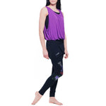 Débardeur yoga confort flow olive ou violet - Vignette | Achamana