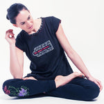 Bio-Yoga-T-Shirt für Frauen - Buddhistisches Mantra Tryambakam - Vignette | Achamana