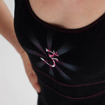 Dames yoga t-shirt met ingebouwde bh - Om Brodé - Vignette | Achamana