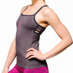 Bikram Yoga Outfit - Damen T-Shirt - Bambus - Lotus - Vignette | Achamana