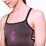 Bikram Yoga Outfit - Damen T-Shirt - Bambus - Lotus - Vignette | Achamana